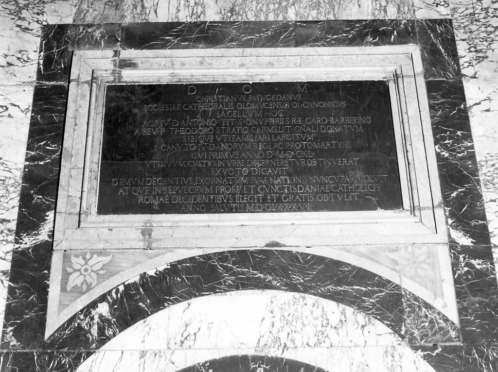 lapide commemorativa - ambito romano (sec. XVII)